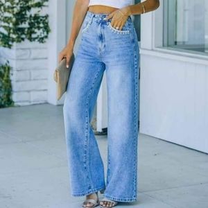 New! Vici Flared Jeans with Embellished Pocket